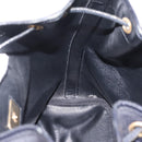 Burberrys Nova Check Purse Shoulder Bag Canvas Black Gold Auth am13008A-18