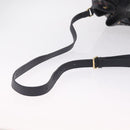 Burberrys Nova Check Purse Shoulder Bag Canvas Black Gold Auth am13008A-7