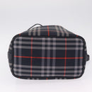 Burberrys Nova Check Purse Shoulder Bag Canvas Black Gold Auth am13008A-9