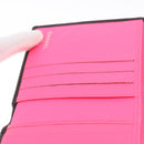 CHANEL Cambon Line W Hook Trifold Wallet Leather Black Silver CC Auth am13011SAM-18