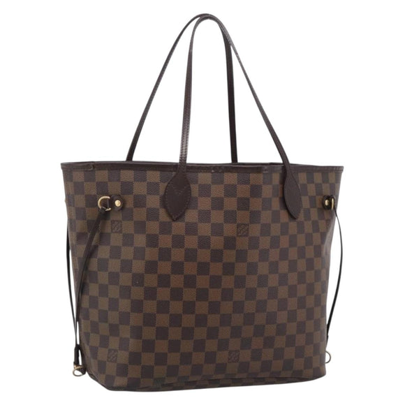 LOUIS VUITTON Damier Ebene Neverfull MM Tote Bag N51105 LV Auth am13013V