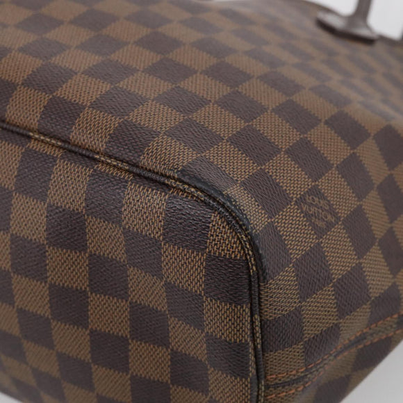 LOUIS VUITTON Damier Ebene Neverfull MM Tote Bag N51105 LV Auth am13013V