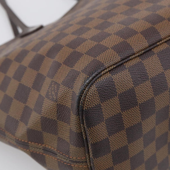 LOUIS VUITTON Damier Ebene Neverfull MM Tote Bag N51105 LV Auth am13013V