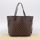 LOUIS VUITTON Damier Ebene Neverfull MM Tote Bag N51105 LV Auth am13013V-25
