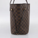 LOUIS VUITTON Damier Ebene Neverfull MM Tote Bag N51105 LV Auth am13013V-4