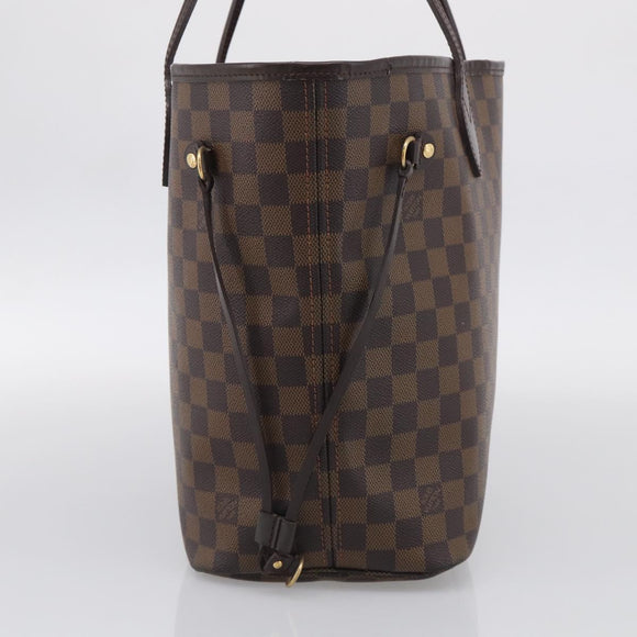 LOUIS VUITTON Damier Ebene Neverfull MM Tote Bag N51105 LV Auth am13013V