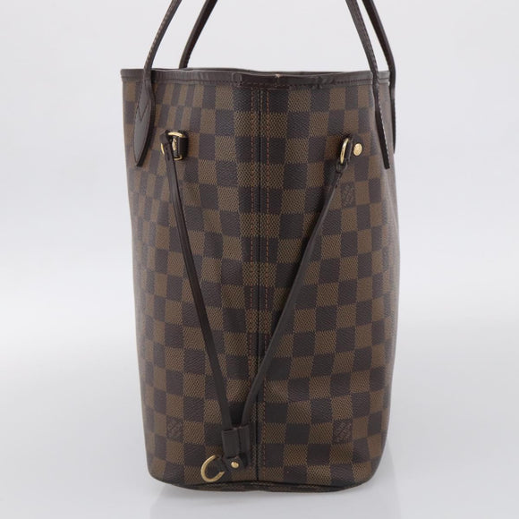 LOUIS VUITTON Damier Ebene Neverfull MM Tote Bag N51105 LV Auth am13013V