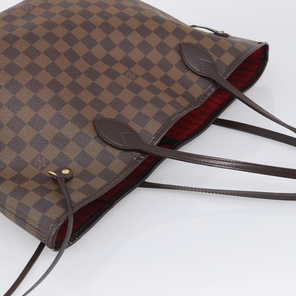 LOUIS VUITTON Damier Ebene Neverfull MM Tote Bag N51105 LV Auth am13013V