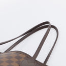 LOUIS VUITTON Damier Ebene Neverfull MM Tote Bag N51105 LV Auth am13013V-8