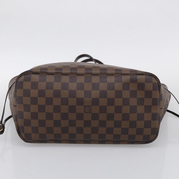 LOUIS VUITTON Damier Ebene Neverfull MM Tote Bag N51105 LV Auth am13013V
