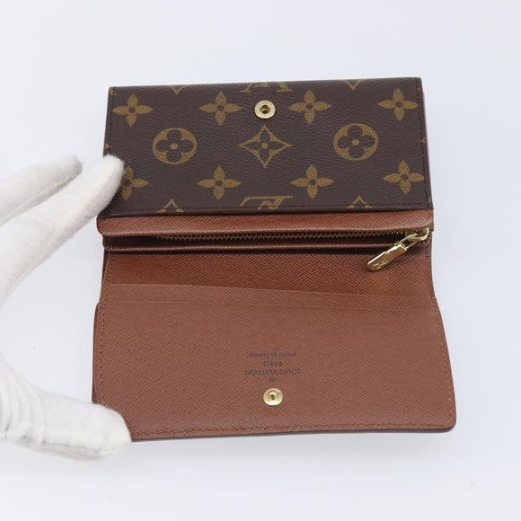 LOUIS VUITTON Monogram Portefeuille Tresor Bifold Wallet M61736 LV Auth am13024V