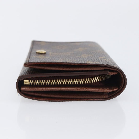 LOUIS VUITTON Monogram Portefeuille Tresor Bifold Wallet M61736 LV Auth am13024V