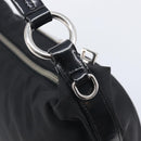 PRADA Shoulder Bag Nylon Black Silver Auth am13025V-14