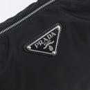 PRADA Shoulder Bag Nylon Black Silver Auth am13025V-15