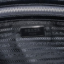 PRADA Shoulder Bag Nylon Black Silver Auth am13025V-17