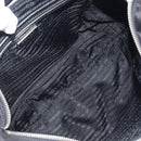 PRADA Shoulder Bag Nylon Black Silver Auth am13025V-18