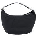 PRADA Shoulder Bag Nylon Black Silver Auth am13025V-3
