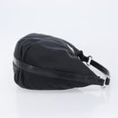 PRADA Shoulder Bag Nylon Black Silver Auth am13025V-4