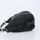 PRADA Shoulder Bag Nylon Black Silver Auth am13025V-5