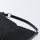 PRADA Shoulder Bag Nylon Black Silver Auth am13025V-8