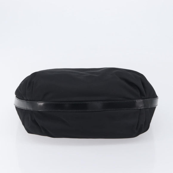 PRADA Shoulder Bag Nylon Black Silver Auth am13025V