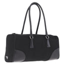 PRADA Shoulder Hand Bag Nylon Black Silver BR0607 Auth am13028V-1