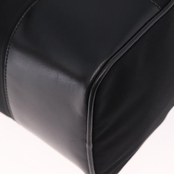 PRADA Shoulder Hand Bag Nylon Black Silver BR0607 Auth am13028V