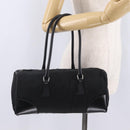 PRADA Shoulder Hand Bag Nylon Black Silver BR0607 Auth am13028V-24