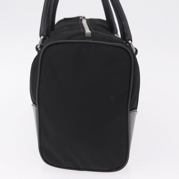 PRADA Shoulder Hand Bag Nylon Black Silver BR0607 Auth am13028V
