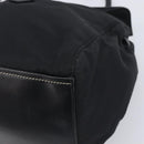 PRADA Shoulder Tote Bag Nylon Black Silver Auth am13033V-10