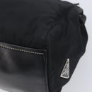 PRADA Shoulder Tote Bag Nylon Black Silver Auth am13033V-12