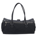 PRADA Shoulder Tote Bag Nylon Black Silver Auth am13033V-3