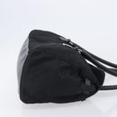PRADA Shoulder Tote Bag Nylon Black Silver Auth am13033V-4