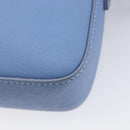 Vivienne Westwood Shoulder Bag Leather Light Blue Silver Auth am13035V-14