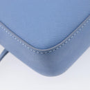 Vivienne Westwood Shoulder Bag Leather Light Blue Silver Auth am13035V-15