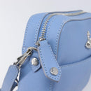 Vivienne Westwood Shoulder Bag Leather Light Blue Silver Auth am13035V-18
