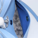 Vivienne Westwood Shoulder Bag Leather Light Blue Silver Auth am13035V-25