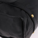 Miu Miu Side Ribbon Shoulder Bag Leather Black Gold Tone Auth am13050V-10