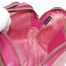 Miu Miu Shoulder Bag Leather Pink Gold Tone Auth am13053A-24
