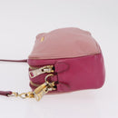 Miu Miu Shoulder Bag Leather Pink Gold Tone Auth am13053A-6
