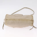 Miu Miu Shoulder Bag Leather Beige Gold Tone Auth am13054A-13