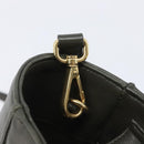 Miu Miu Biker Hand Bag Leather Khaki Gold Tone 5BA145 Auth am13062V-19