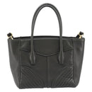Miu Miu Biker Hand Bag Leather Khaki Gold Tone 5BA145 Auth am13062V-3