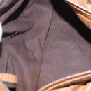 Chloe Paddington Hand Bag Leather Brown Gold Tone Auth am13070A-21