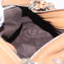 Chloe Paddington Hand Bag Leather Brown Gold Tone Auth am13070A-22
