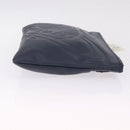 Vivienne Westwood Clutch Bag Leather Navy Silver Auth am13080V-3