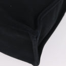 HERMES Fourre Tout MM Hand Bag Canvas Black Silver Auth am13081A-11