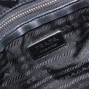 PRADA Ready Lock Shoulder Bag Leather Black Silver BR3282 Auth am13083V-18