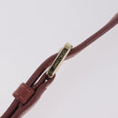 Jimmy Choo Juno Shoulder Bag Leather Pink Gold Tone Auth am13084A-11