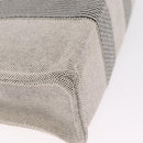 HERMES New Fourre Tout PM Hand Bag Canvas Gray Black Auth am13085V-11